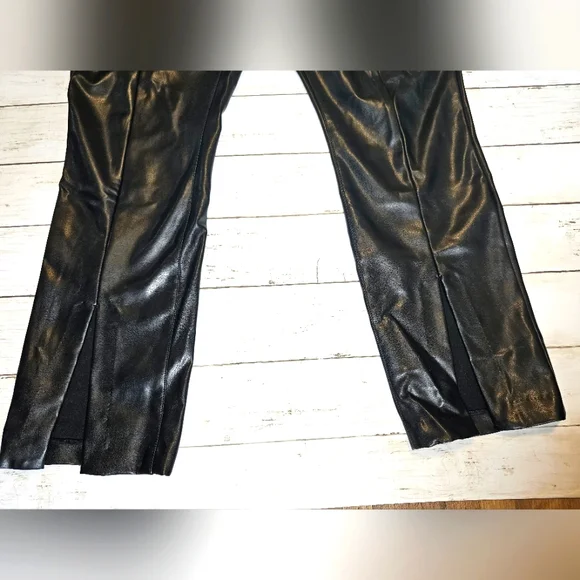 Abercrombie & Fitch Ultra High Rise Skinny Vegan Faux Leather Pants Soft - Picture 8 of 12